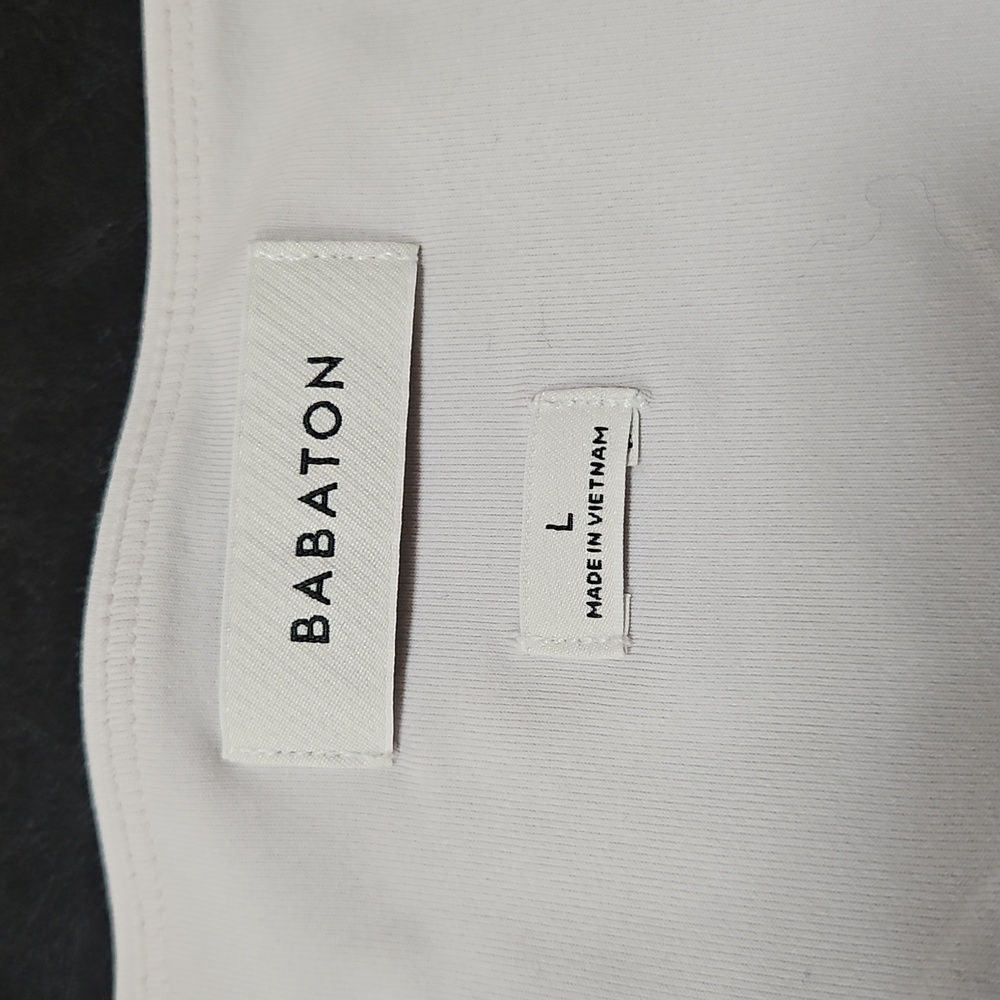 Babaton Aritzia Womens Off White Contour Bodysuit Size L Preppy Everyday Basics - Picture 5 of 10